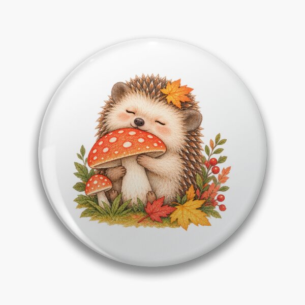 Item preview, Autumn Hedgehog designed and sold by naturalgarden.