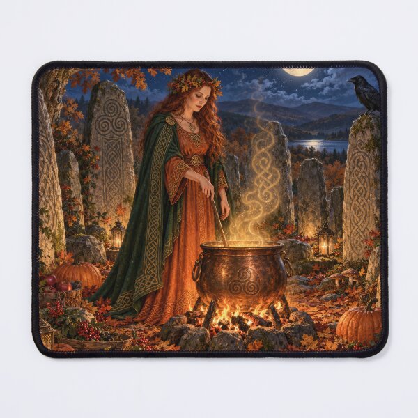 Item preview, Samhain Fire at the Stone Circle designed and sold by thewandswant.