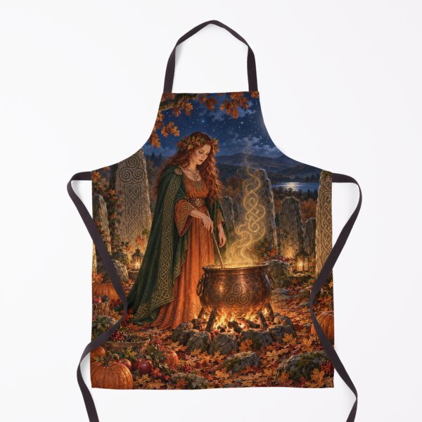 Item preview, Samhain Fire at the Stone Circle designed and sold by thewandswant.