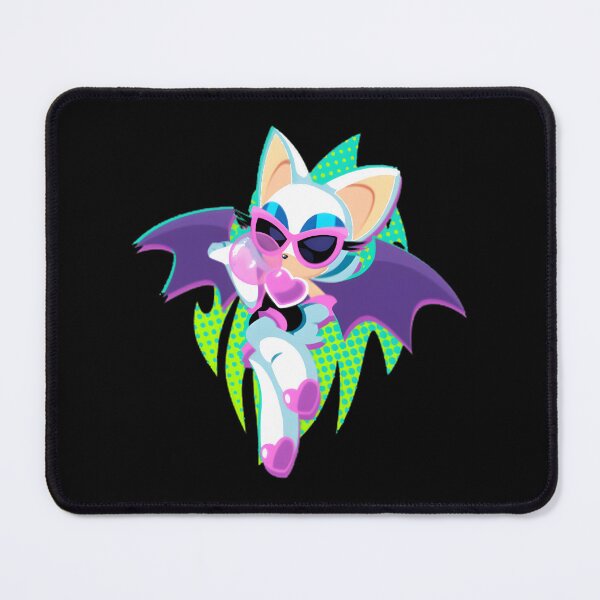 Item preview, Stylish Rouge the Bat Inspired Character Illustration Art designed and sold by Sanskar Rawat.