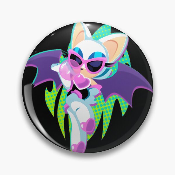 Item preview, Stylish Rouge the Bat Inspired Character Illustration Art designed and sold by Sanskar Rawat.