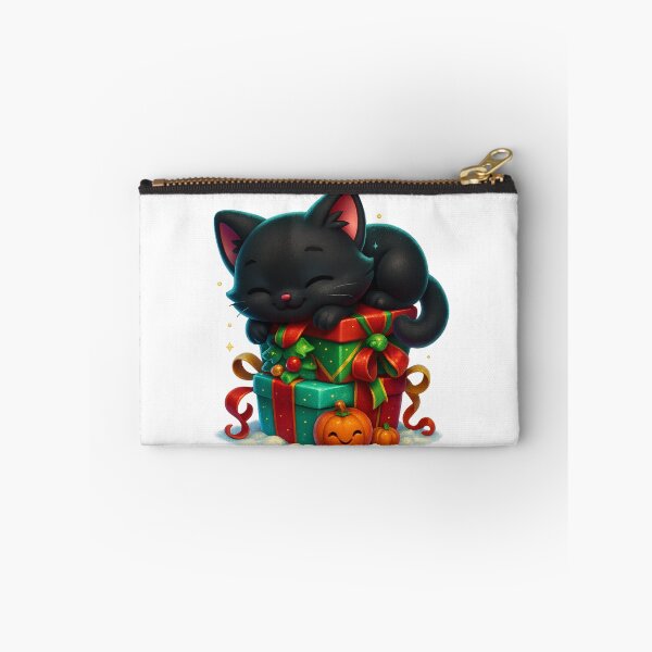 Item preview, Cute Sleeping Cat on Christmas Presents designed and sold by PrintCreations9.
