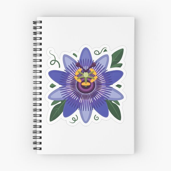 Item preview, Vibrant Purple Passion Flower Botanical Illustration designed and sold by Owcomm.