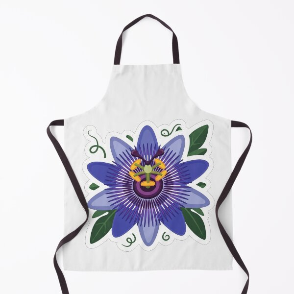 Item preview, Vibrant Purple Passion Flower Botanical Illustration designed and sold by Owcomm.