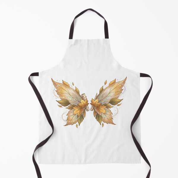 Item preview, Autumn Leaf Fairy Wings Golden Fall Foliage Magic Art designed and sold by Mellow Doodle Co..