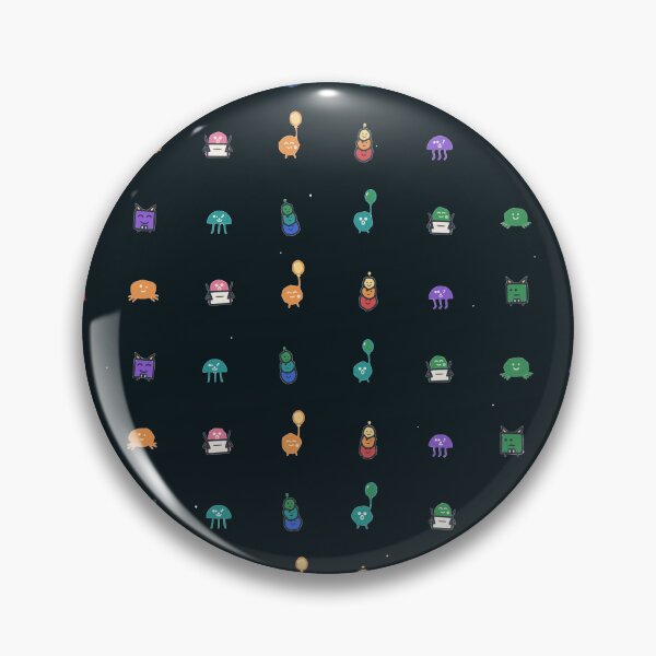 Item preview, Cute Doodle Monsters Kawaii Chibi Alien Micro Icon Seamless Pattern designed and sold by KungPowUnicorn.