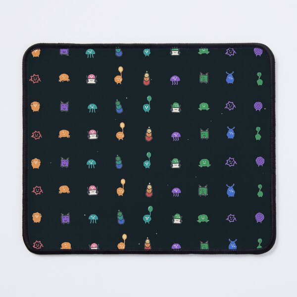 Item preview, Cute Doodle Monsters Kawaii Chibi Alien Micro Icon Seamless Pattern designed and sold by KungPowUnicorn.