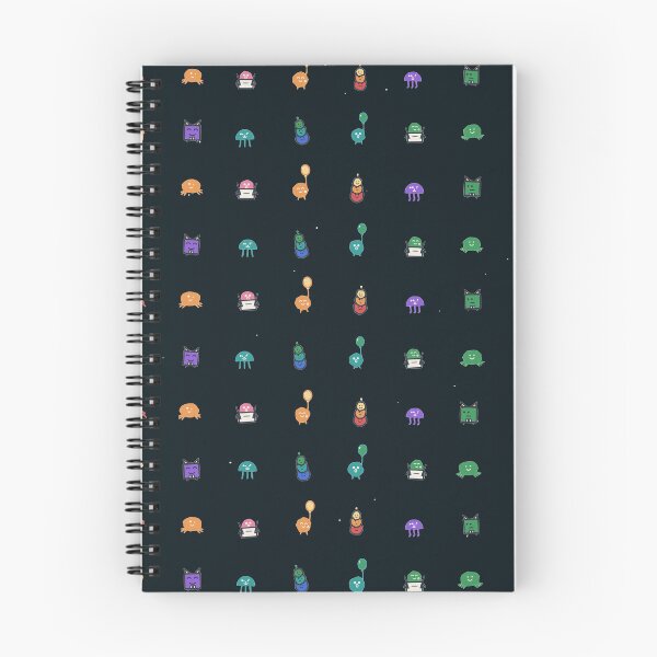 Item preview, Cute Doodle Monsters Kawaii Chibi Alien Micro Icon Seamless Pattern designed and sold by KungPowUnicorn.