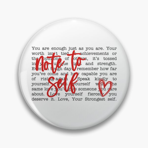 Item preview, Note To Self Self Love designed and sold by ACozyChaos.