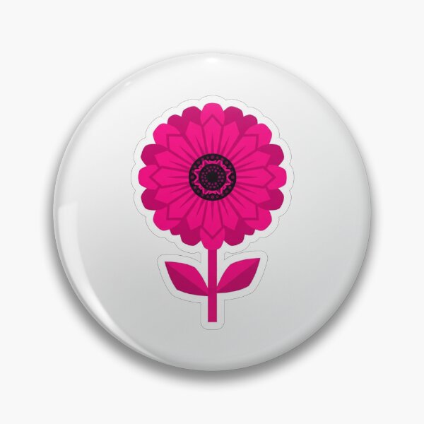 Item preview, Vibrant Pink Floral Illustration Graphic designed and sold by Owcomm.