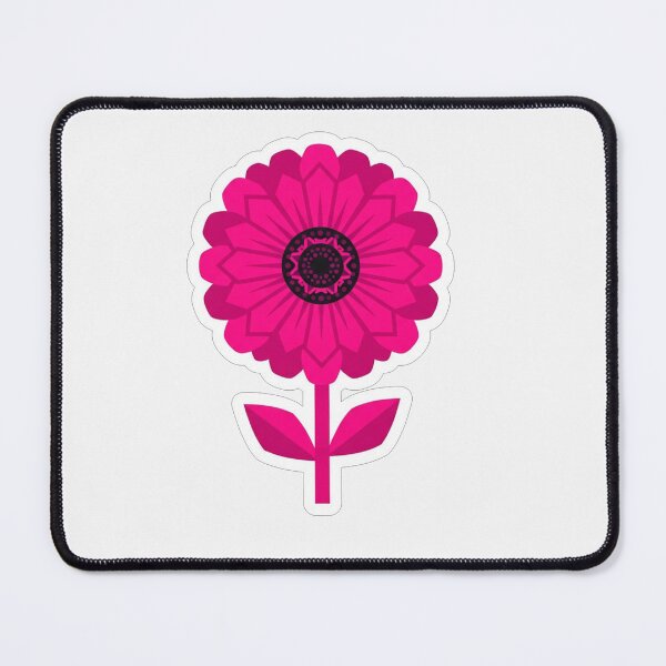 Item preview, Vibrant Pink Floral Illustration Graphic designed and sold by Owcomm.