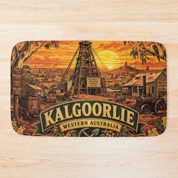 Item preview, Kalgoorlie Jigsaw Puzzle — Super Pit Gold Rush Town, Western Australia designed and sold by Random Designs.