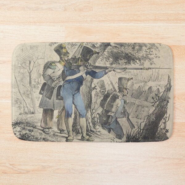 Item preview, Voltigeurs in Skirmishers behind a Palisade designed and sold by SharonTheFirst.