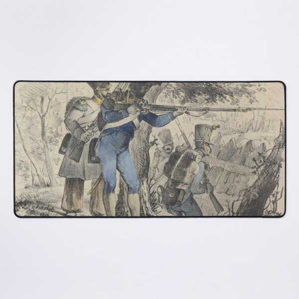 Item preview, Voltigeurs in Skirmishers behind a Palisade designed and sold by SharonTheFirst.