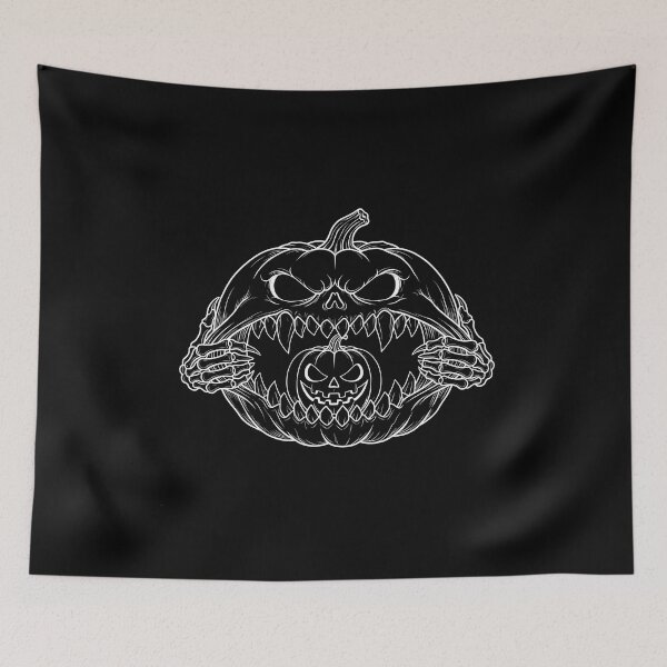 Item preview, Creepy Halloween Pumpkin Monster designed and sold by SaSe-Design.
