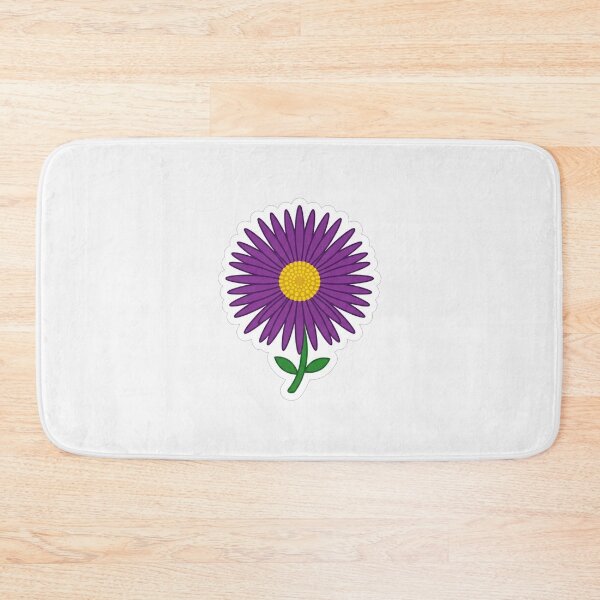 Item preview, Vibrant Purple Daisy Flower Botanical Illustration designed and sold by Owcomm.