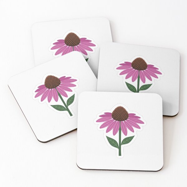 Item preview, Vibrant Purple Coneflower Botanical Illustration designed and sold by Owcomm.