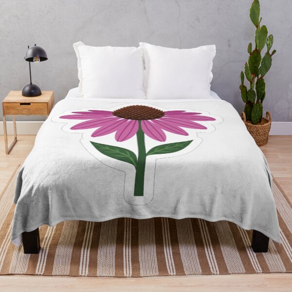 Item preview, Vibrant Purple Coneflower Botanical Illustration designed and sold by Owcomm.