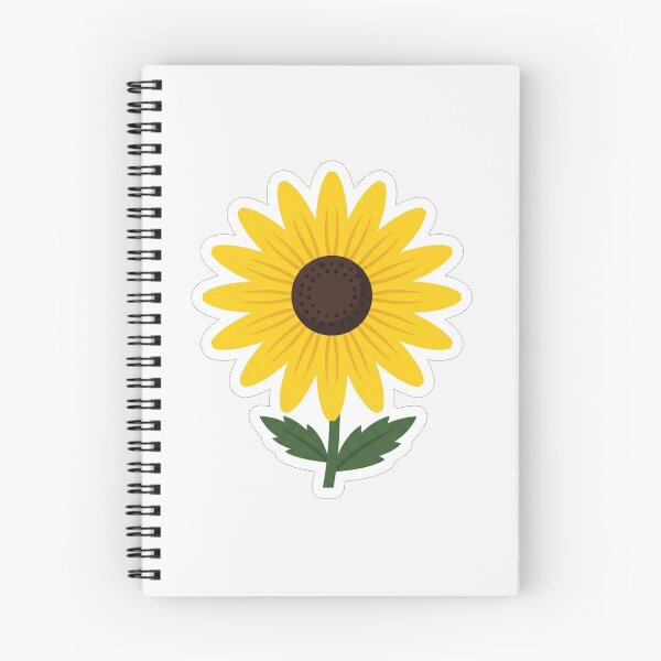 Item preview, Bright Yellow Sunflower with Green Leaves designed and sold by Owcomm.
