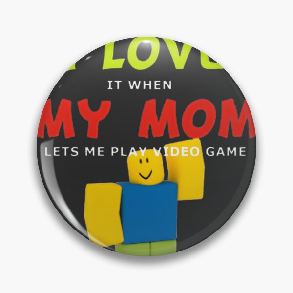 Item preview, Roblox Noob Gamer Design I Love My Mom Funny Gift for Players designed and sold by Sanskar Rawat.