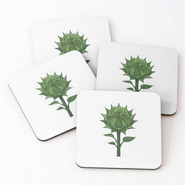 Item preview, Green Artichoke Flower Botanical Illustration designed and sold by Owcomm.