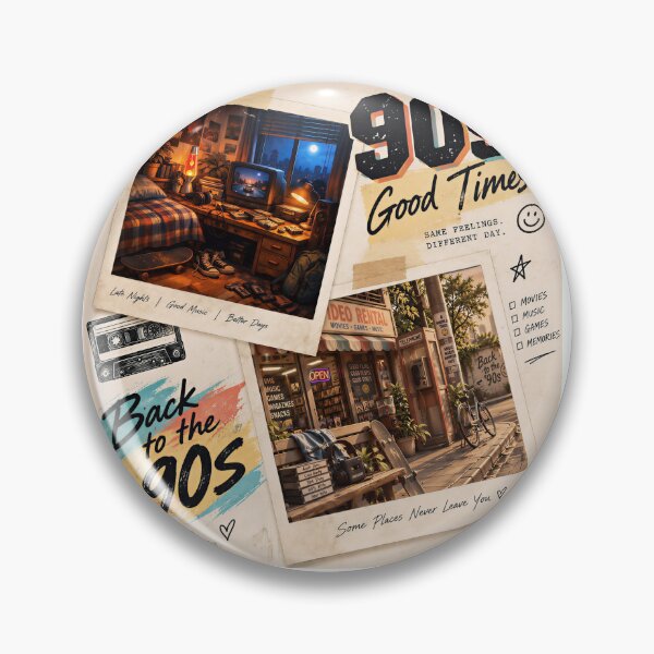 Item preview, Back To The 90s Good Times Vintage Scrapbook Collage designed and sold by Soluna Studio.