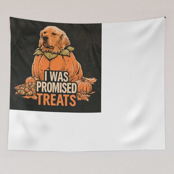 Item preview, Golden Retriever Pumpkin Costume Dog Halloween Treats designed and sold by NicolasGlowArt.