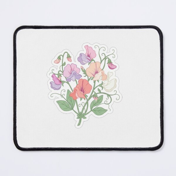 Item preview, Charming Pastel Sweet Pea Floral Bouquet designed and sold by Owcomm.