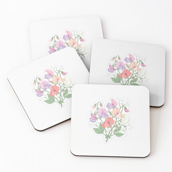 Item preview, Charming Pastel Sweet Pea Floral Bouquet designed and sold by Owcomm.
