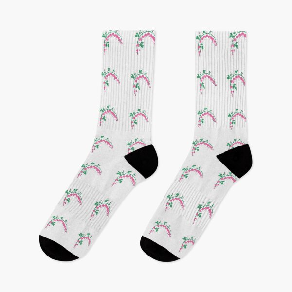 Item preview, Beautiful Pink Bleeding Heart Flower Illustration designed and sold by Owcomm.