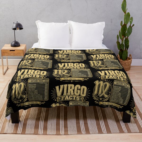 Item preview, Virgo Facts Funny Zodiac Sign Astrology Nutrition Label Retro Design designed and sold by Machomanshop.
