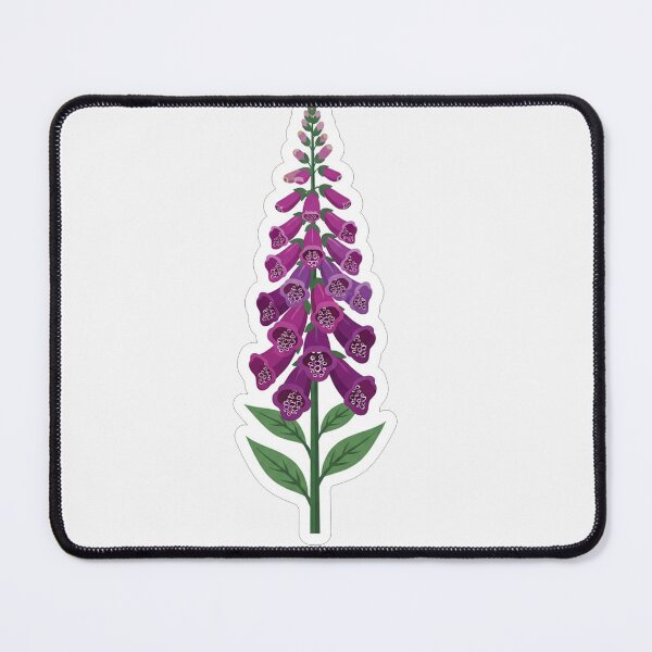 Item preview, Purple Foxglove Wildflower Botanical Garden Floral Illustration designed and sold by Owcomm.