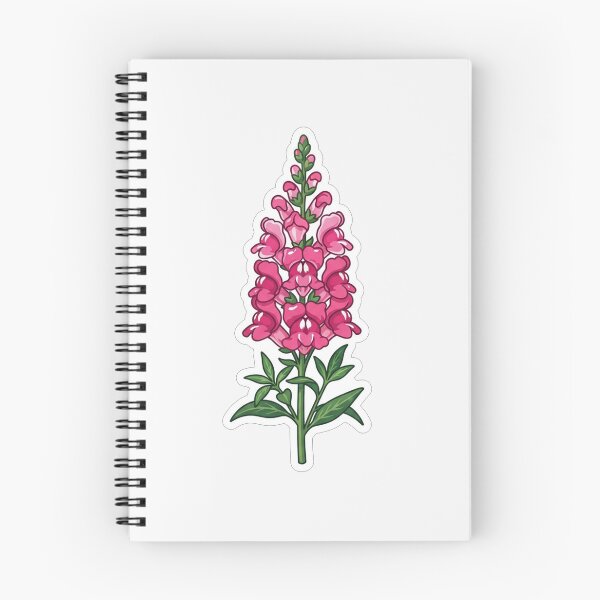 Item preview, Vibrant Pink Snapdragon Flower Botanical Illustration designed and sold by Owcomm.