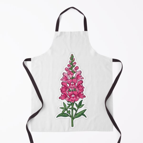 Item preview, Vibrant Pink Snapdragon Flower Botanical Illustration designed and sold by Owcomm.