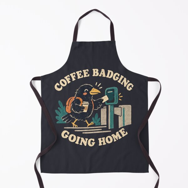 Item preview, Coffee Badging Going Home Office Crow designed and sold by Yellowriversss.