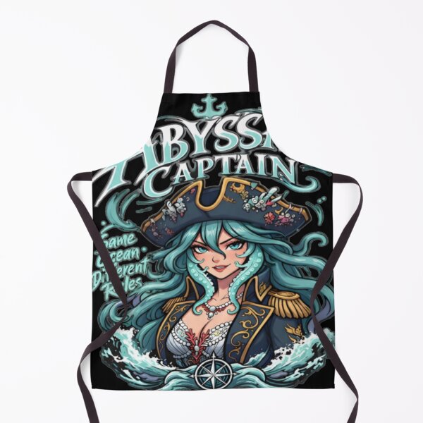 Item preview, Abyssal Captain Anime Pirate Girl Fantasy Ocean designed and sold by FABIOLA1970.