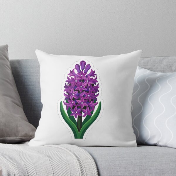 Item preview, Vibrant Purple Hyacinth Flower Botanical Illustration designed and sold by Owcomm.