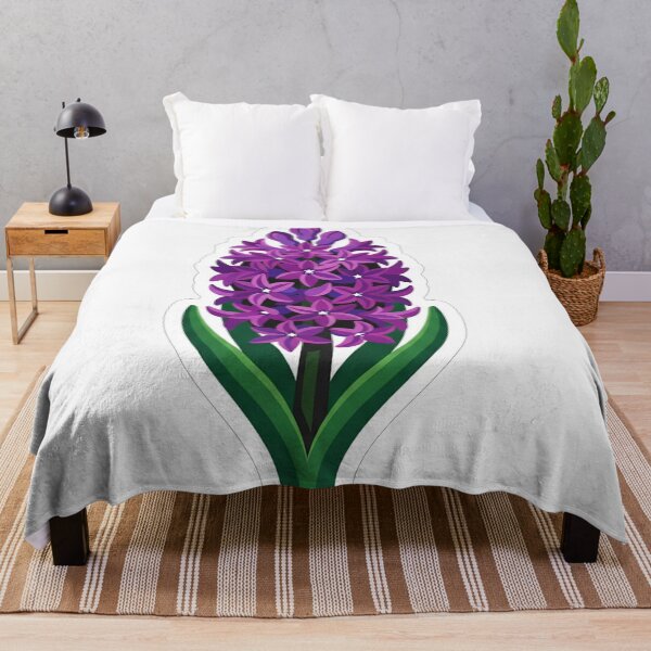 Item preview, Vibrant Purple Hyacinth Flower Botanical Illustration designed and sold by Owcomm.
