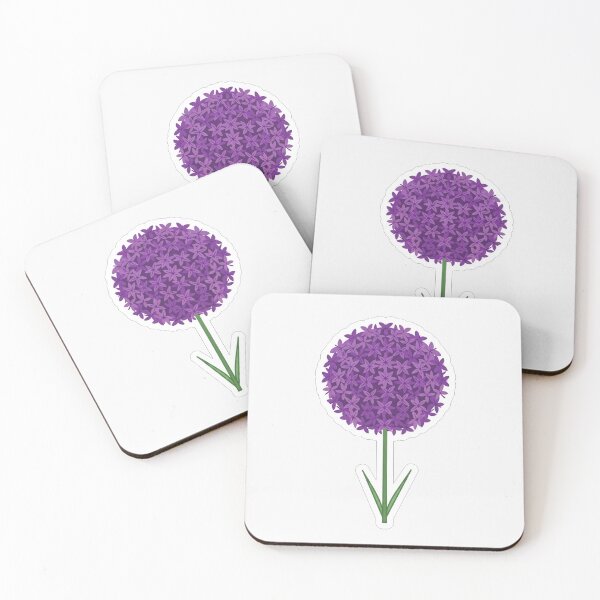 Item preview, Vibrant Purple Allium Flower Botanical Illustration designed and sold by Owcomm.