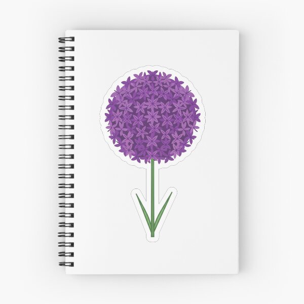 Item preview, Vibrant Purple Allium Flower Botanical Illustration designed and sold by Owcomm.