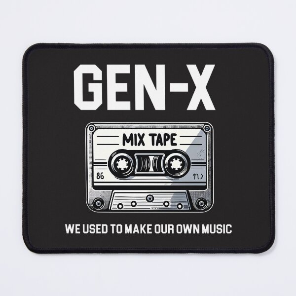 Item preview, Gen X Mix Tape Retro Music Cassette Nostalgia Design designed and sold by netriic.