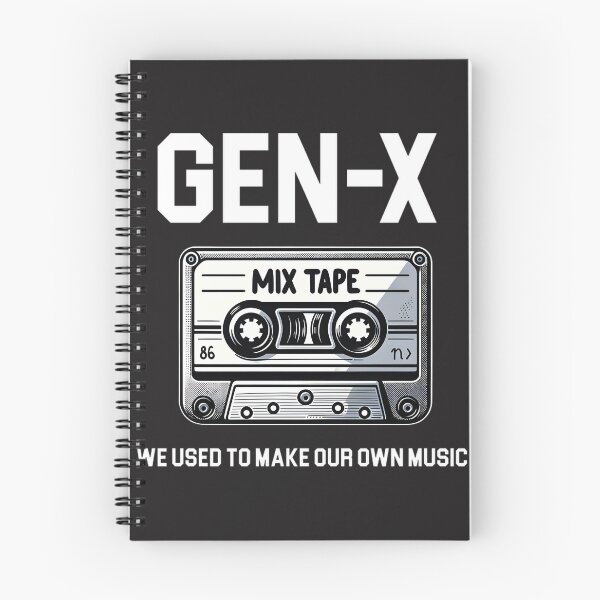 Item preview, Gen X Mix Tape Retro Music Cassette Nostalgia Design designed and sold by netriic.