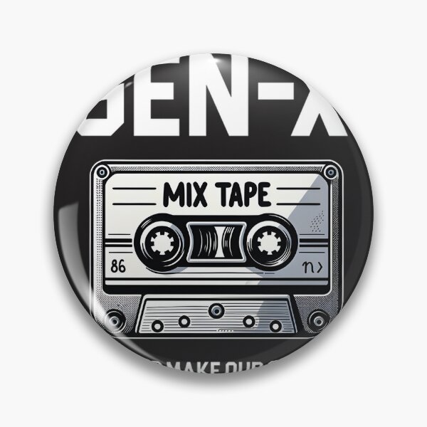 Item preview, Gen X Mix Tape Retro Music Cassette Nostalgia Design designed and sold by netriic.