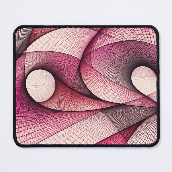 Item preview, Abstract Pink Geometric Line Art designed and sold by NordenPosters.