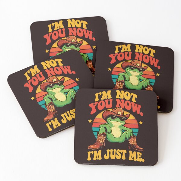 Item preview, I'm Not You, I'm Just Me Cowboy Frog Funny Sunset-Style  designed and sold by Thegoldenline.
