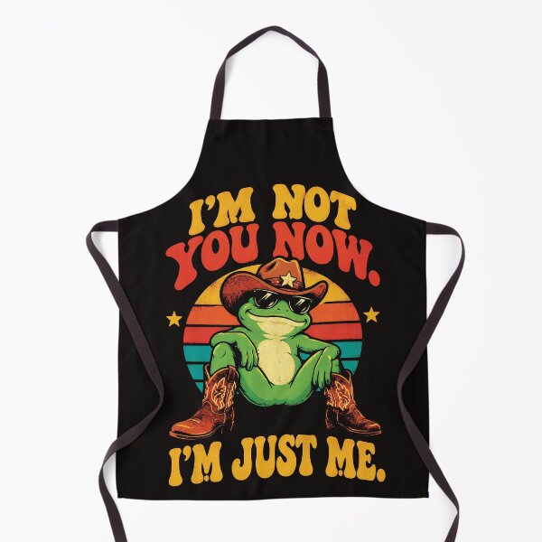 Item preview, I'm Not You, I'm Just Me Cowboy Frog Funny Sunset-Style  designed and sold by Thegoldenline.
