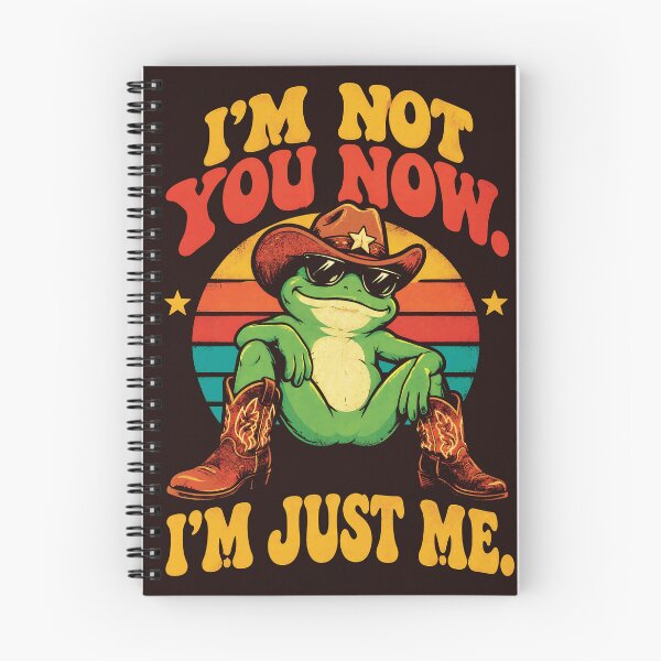 Item preview, I'm Not You, I'm Just Me Cowboy Frog Funny Sunset-Style  designed and sold by Thegoldenline.