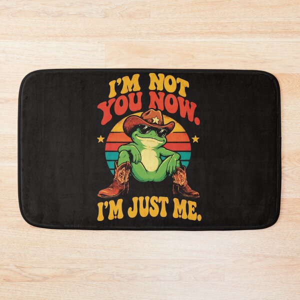 Item preview, I'm Not You, I'm Just Me Cowboy Frog Funny Sunset-Style  designed and sold by Thegoldenline.