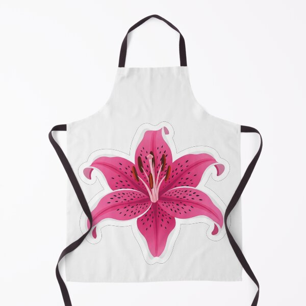 Item preview, Vibrant Pink Stargazer Lily Flower Illustration designed and sold by Owcomm.