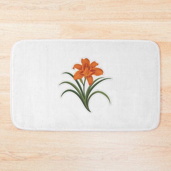 Item preview, Vibrant Orange Tiger Lily Flower Illustration designed and sold by Owcomm.